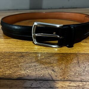 Johnston & Murphy Black Leather Belt
34”